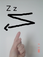 Lettre Z en langue des signes française